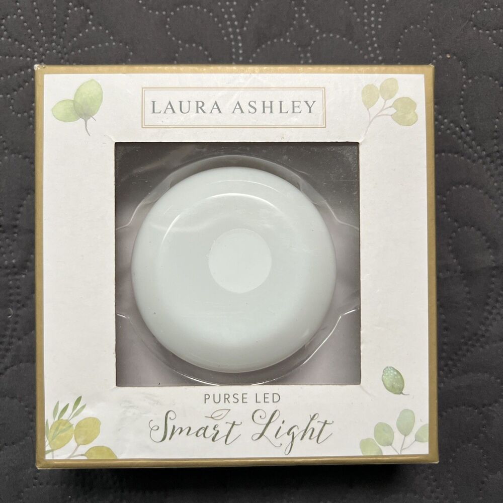 Laura Ashley Purse LED Smart Light Convenient Smart Sensor for Handbag NIB Gift